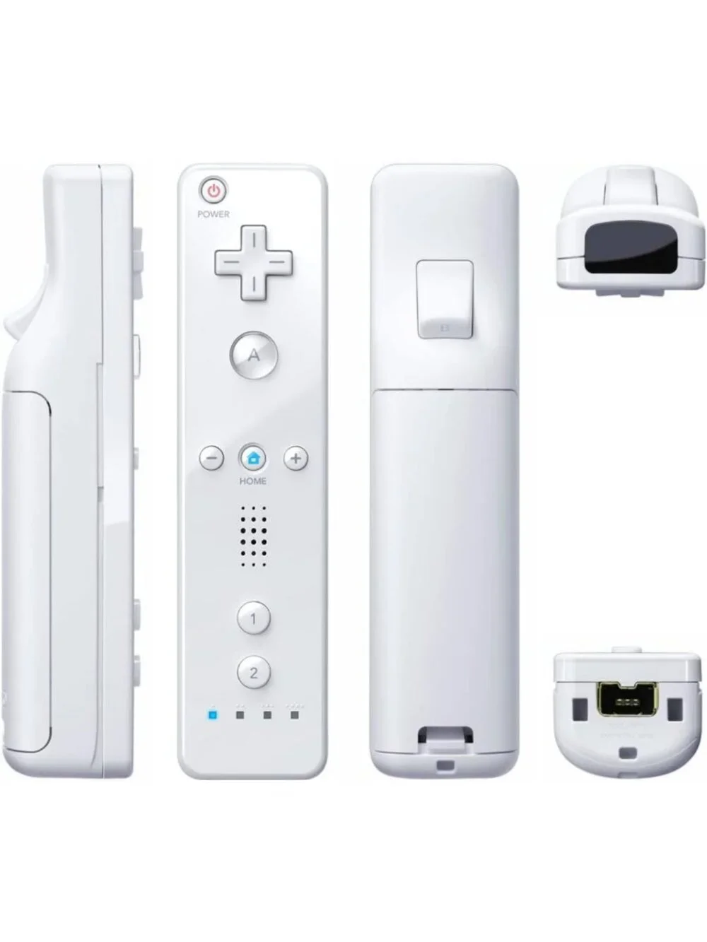 Remote Controller for Wii & Wii U - 2 Pack with Silicone Case & Wrist Strap